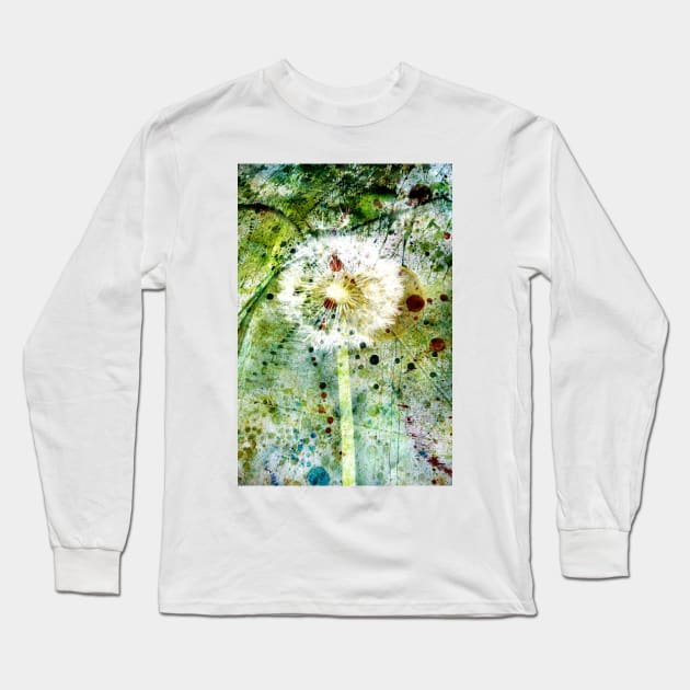 Springtime dandelion Long Sleeve T-Shirt by WesternExposure